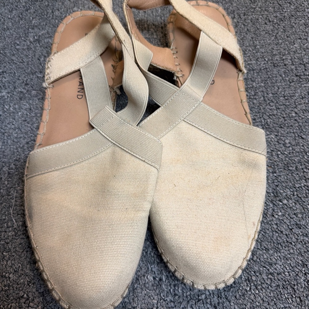 Lucky Brand Beige Espadrille Flats